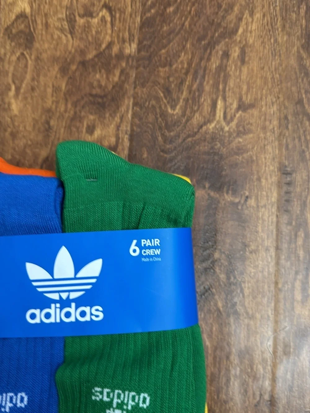 adidas Men’s Crew Socks Pack — Multicolor Size L